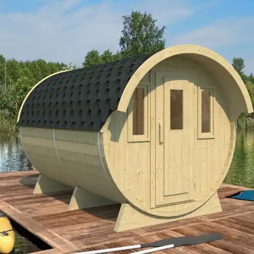 Camping Barrel 330 thermowood Direct Verzonden