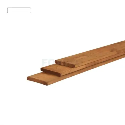 Schuttingplank vuren bruin geïmpregneerd 1,8 x 14,5 cm Koopje