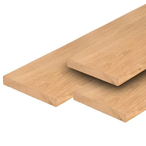 Eiken plank vers bezaagd 3 x 20 cm Exclusieve Aanbieding