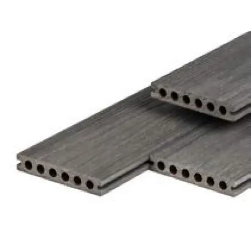 PuraShield composiet semi-massief vlonderplank dark grey 2,3 x 21 cm Beperkte Voorraad