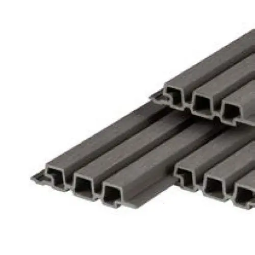 Meest Verkocht PuraTech composiet gevelbekleding 30 triple profiel dark grey 3,3 x 17 cm