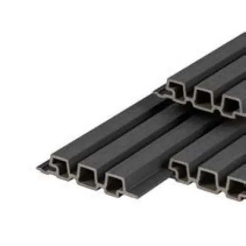PuraTech composiet gevelbekleding 30 triple profiel ebony black 3,3 x 17 cm Op = Op