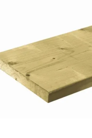 Aanbieding Tuinplank vuren geïmpregneerd glad geschaafd 2,8 x 19,5 x 360 cm 103037