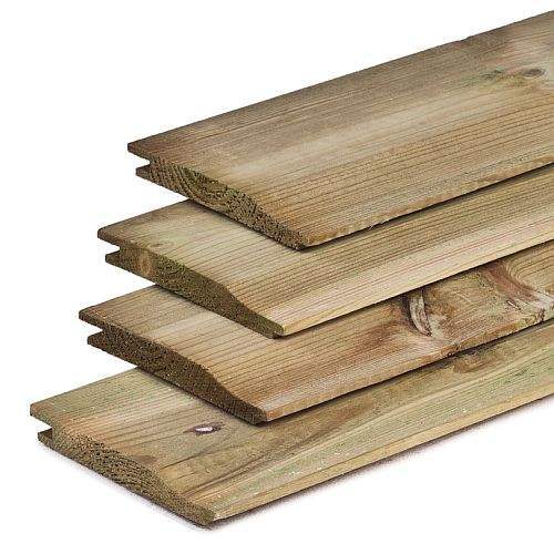 Koop Online Rabatplank grenen geïmpregneerd 1,7 x 14 x 400 cm