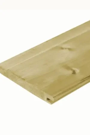 Aanbieding Rabat overhangend vuren geïmpregneerd 1,9 x 14,5 x 420 cm 103056