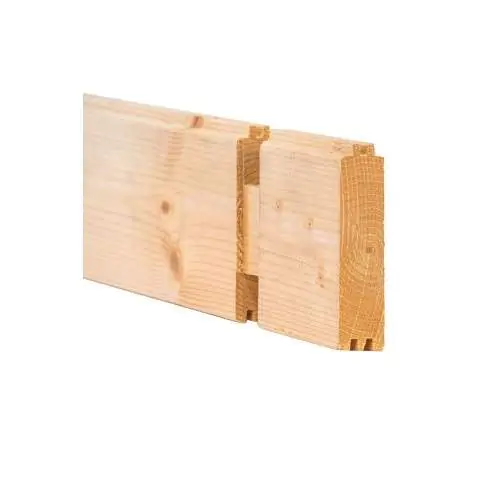 Koop Vandaag Blokhutprofiel vuren geschaafd ongekeept 3,4 x 14,5 cm