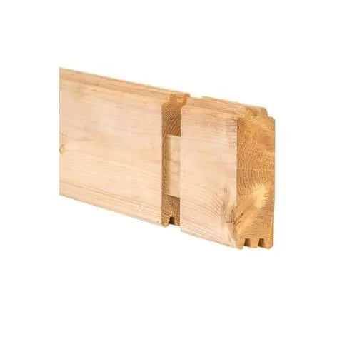 Laatste Kans Blokhutprofiel vuren geschaafd ongekeept 4,0 x 14,5 cm