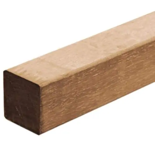 Shop Nu Hardhouten tuinpalen azobé 8,5 x 8,5 x 200 cm glad geschaafd