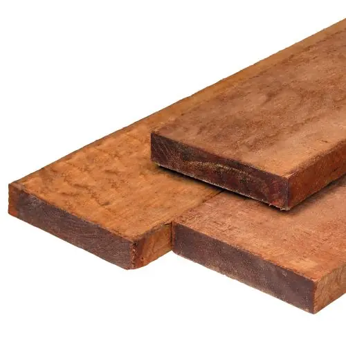 Gereduceerde Prijs Balk hardhout bezaagd 4 x 20 x 450 cm