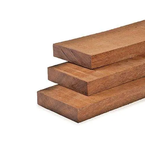 Funderingsbalk hardhout fijnbezaagd 4 x 20 x 400 cm Tijdelijk Beschikbaar