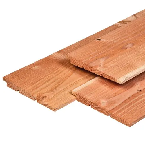 Gevelbekleding zweeds rabat red class wood 1,1-2,2 x 19,5 x 500 cm Direct Verzonden