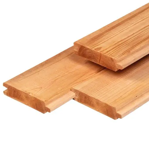 Blokhutprofiel red class wood geschaafd 2,8 x 14,5 x 360 cm Finale Uitverkoop