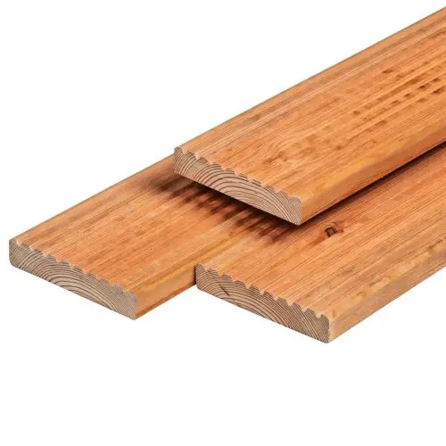 Vlonderplank red class wood geschaafd 2,8 x 14,5 x 500 cm Express Levering