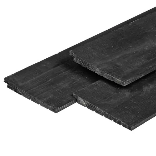 Fabrieksprijs Zweeds rabat vuren zwart gedompeld 1,1-2,2 x 19,5 x 180 cm