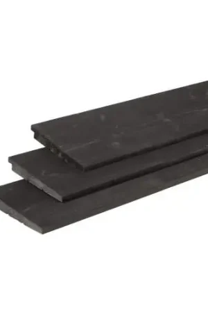 Alleen Vandaag Vuren Zweeds rabat zwart gedompeld 1,1-2,7 x 19,5 x 400 cm