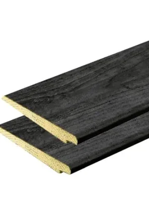 Zweeds rabat vuren zwart gedompeld 0,9-2,1 x 19,5 x 500 cm Betrouwbaar