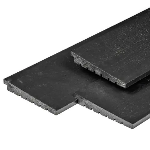 IJsselrabat excellent vuren zwart gespoten 1,4-2,8 x 19,5 x 420 cm Weekendaanbieding