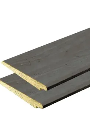 Zweeds rabat vuren grijs gedompeld 1,0-2,5 x 19,5 x 500 cm Aanbieding