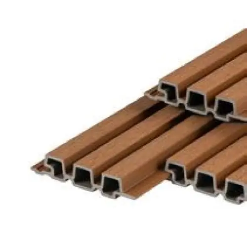 PuraTech composiet gevelbekleding 30 triple profiel teak 3,3 x 17 x 290 cm Shop Nu