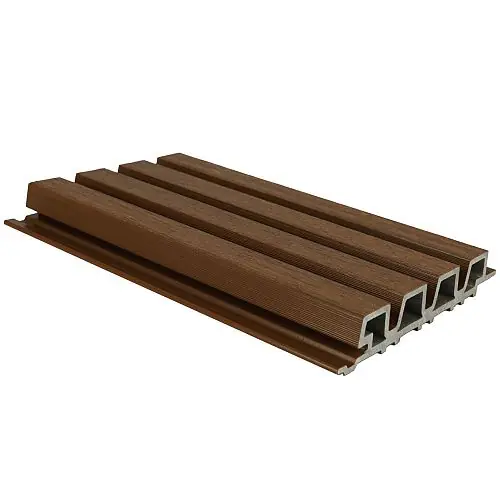 Express Levering NewTechWood composiet wandbekleding rhombus profiel 3,3 x 21,5 x 230 cm ipe
