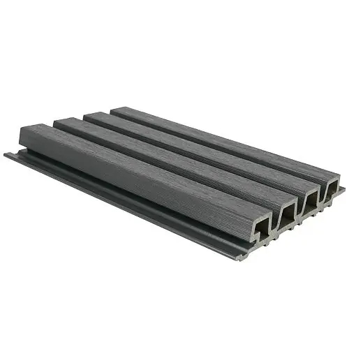 Beperkt Aanbod NewTechWood composiet wandbekleding rhombus profiel 3,3 x 21,5 x 230 cm silver gray