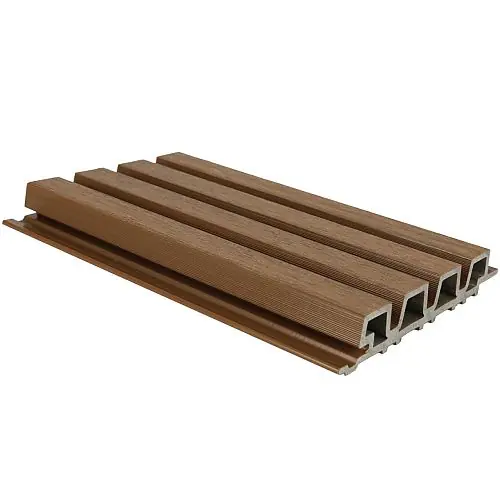 Meest Verkocht NewTechWood composiet wandbekleding rhombus profiel 3,3 x 21,5 x 230 cm teak