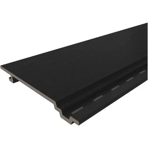 Betaalbaar NewTechWood composiet wandbekleding vlak 1,9 x 18,8 x 300 cm ebony zwart