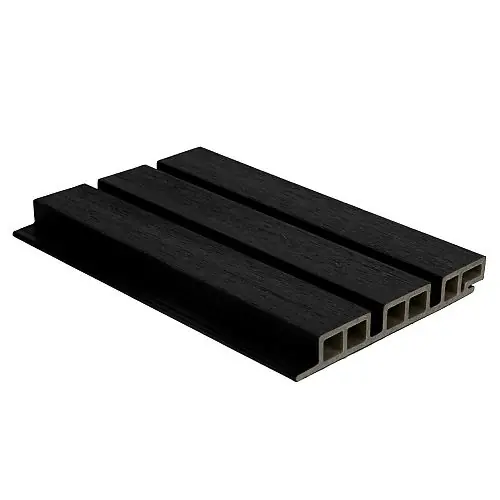 NewTechWood composiet wandbekleding castellation 50 profiel 2,5 x 19,6 x 290 cm zwart Lage Prijs