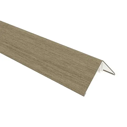 NewTechWood aluminium hoekprofiel rhombus wandbekleding 6 x 6 x 300 cm antique Gratis Retour