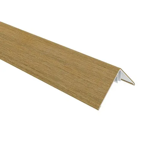 Must-Have NewTechWood aluminium hoekprofiel rhombus wandbekleding 6 x 6 x 300 cm red cedar