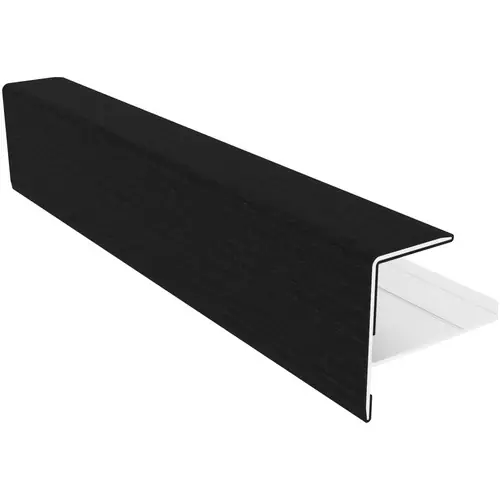 NewTechWood aluminium eindprofiel rhombus wandbekleding 5 x 5 x 300 cm ebony zwart Bestseller