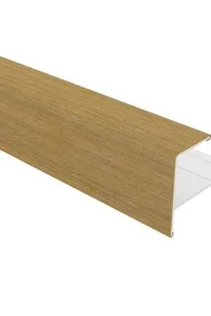 Alleen Vandaag NewTechWood aluminium eindprofiel rhombus wandbekleding 5 x 5 x 300 cm red cedar