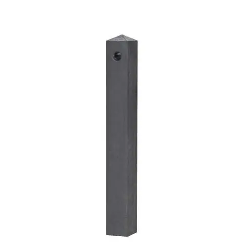 Populair Beton tuinhekpaal diamantkop Linge antraciet 13 x 13 x 120 cm tussenpaal