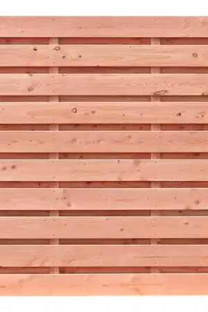 Weekendaanbieding Douglas geschaafd plankenscherm 19-planks 16 mm 194 x 180 cm