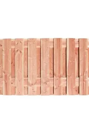 Douglas fijnbezaagd plankenscherm 19-planks 15 mm 180 x 90 cm Tijdelijk Beschikbaar