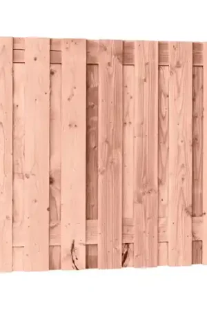 Bestseller Douglas fijnbezaagd plankenscherm 19-planks 15 mm 180 x 130 cm