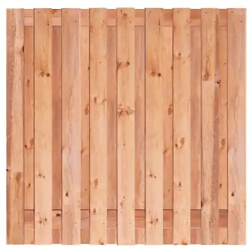 Tuinscherm Tanger red class wood 180 x 180 cm recht Gereduceerde Prijs