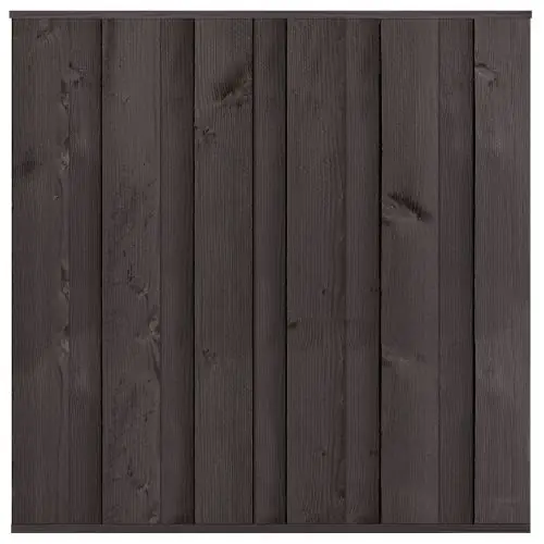 Must-Have Tuinscherm Rosenheim zwartgespoten 180 x 180 cm recht