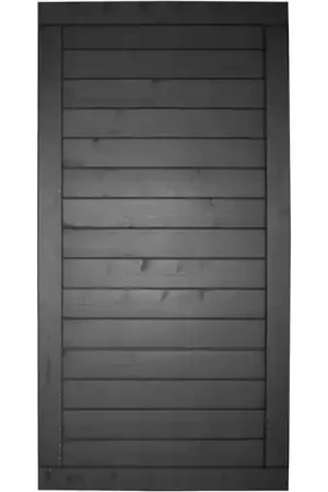 Hillhout tuinscherm Basic 180 Excellent 100 x 180 cm zwart gespoten Alleen Vandaag