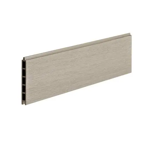 PuraFence Classic composiet plank light grey 2 x 16,1 x 182 cm Hoge Kwaliteit