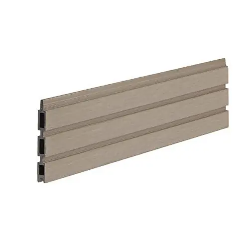 Laatste Versie PuraFence Royal composiet plank light grey 2 x 16,1 x 182 cm