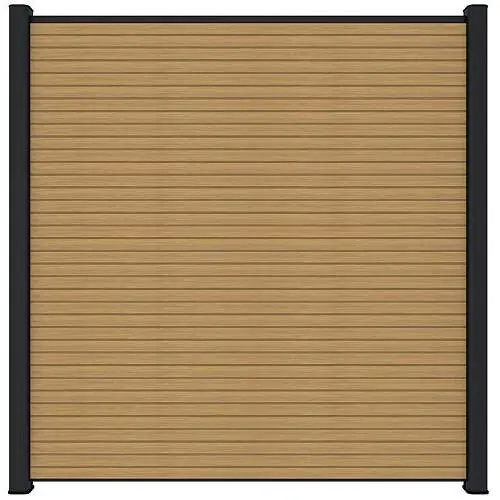 Populair NewTechWood co-extrusie composiet scherm triple red cedar 180 x 180 cm