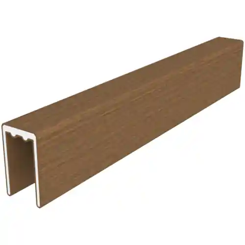 NewTechWood co-extrusie aluminium U-profiel 300 cm teak Koop Vandaag