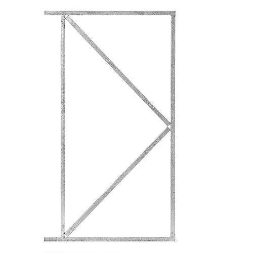 IJzeren deurframe 155 x 90 cm Express Levering