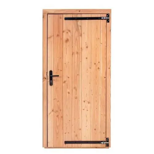 Alleen Vandaag Red Class Wood enkele dichte deur RD 100 x 205 cm zwart beslag K065313