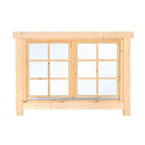 Express Levering Draai/kiepraam vuren L3 144,5 x 96,6 cm P013976