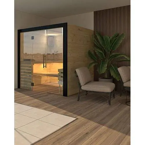 Binnensauna Family L 195 x 190 cm Weekendaanbieding