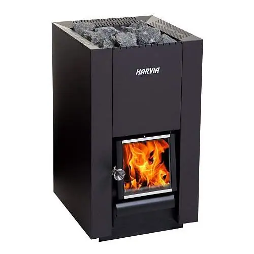 Hete Deal Harvia Linear 18 compact houtkachel