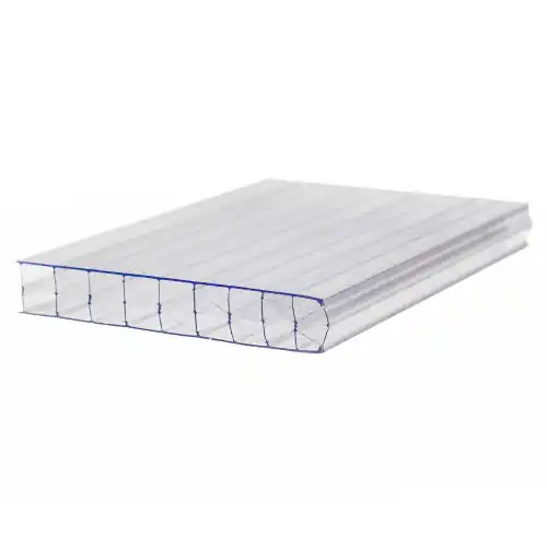 Lage Prijs Polycarbonaat kanaalplaat 1 zijdig UV glashelder 3500 x 980 x 16 mm