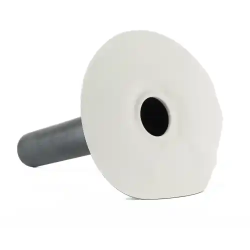 Dakdoorvoer 75 mm met epdm flap - wit Actieprijs
